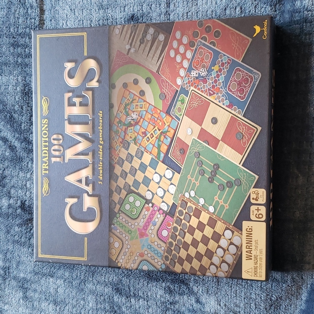 Traditions 100 Games 5 double sided gameboard